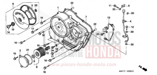 COPERCHIO CARTER MOTORE DESTRO FMX6506 di 2006